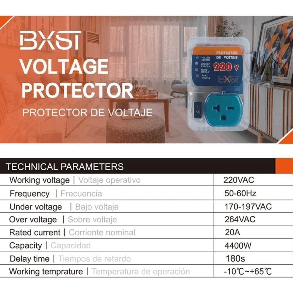 Outlet Plug Surge Protector Voltage Protector for Home Appliance Protection - Picture 3 of 6